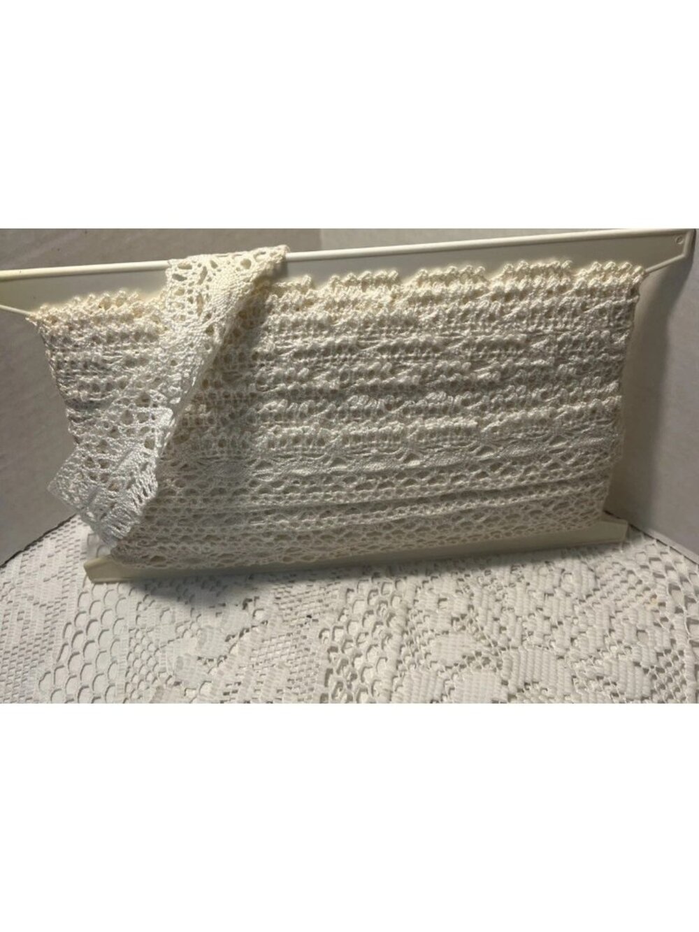 Imperial Trimmings, Inc Decorative Cotton Lace Trim White 1.5” Wide 20 Yds Cont